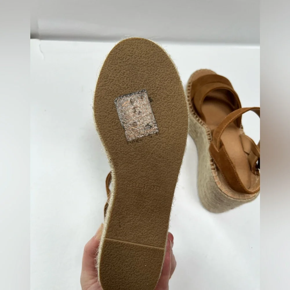 NWOT Soludos Minorca Leather Espadrille sandals - Picture 3 of 6